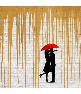 Romance in the Rain (Gold, detail) - Masterfunk Collective