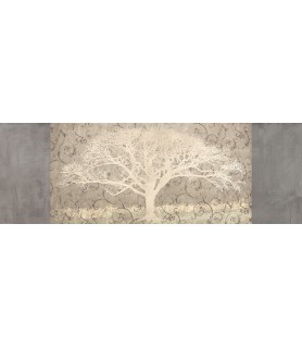 Grey Brocade Panel -...