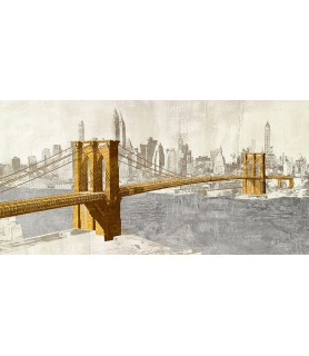 Gilded Brooklyn Bridge -...