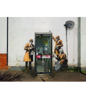 Fairview Road and Hewlett Road in Cheltenham, Gloucestershire (graffiti attributed to Banksy) - Anonymous (attributed to Banksy)