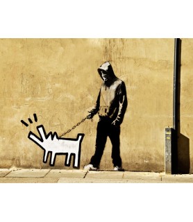 Grange Road, Bermondsey, London (graffiti attributed to Banksy) - Anonymous (attributed to Banksy)