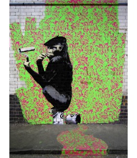 Leake Street, London (graffiti attributed to Banksy) - Anonymous (attributed to Banksy)