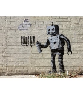 Stillwell Avenue, Coney Island, NYC (graffiti attributed to Banksy) - Anonymous (attributed to Banksy)