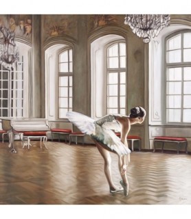 Rehearsing Ballerina - Pierre Benson