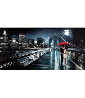 Kissing on Brooklyn Bridge - Pierre Benson