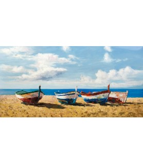 Boats on the Beach - Pierre...