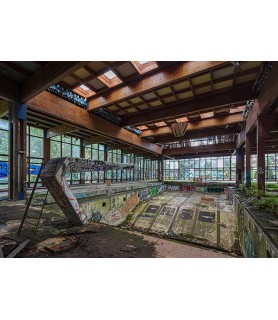 Abandoned Resort Pool,...