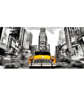 Vintage Taxi in Times Square, NYC - Julian Lauren