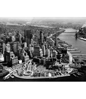 Aerial View of Manhattan -...