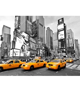 Taxis in Times Square, NYC - Vadim Ratsenskiy