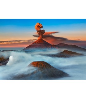 Semeru, Bromo, Batok Volcanoes, Java, Indonesia - Frank Krahmer