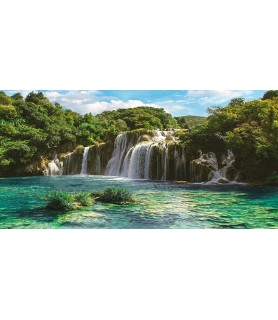 Waterfall in Krka National Park, Croatia - Pangea Images