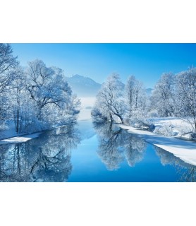 Winter landscape at Loisach, Germany - Frank Krahmer