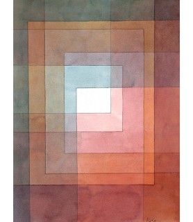 White Framed Polyphonically - Paul Klee
