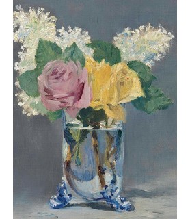 Lilas et roses - Edouard Manet