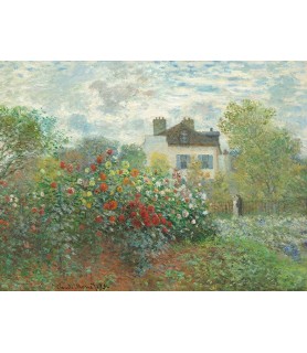 The Artist's Garden in Argenteuil - Claude Monet
