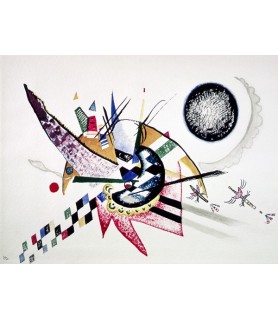 Watercolor Painting of Composition - Wassily Kandinsky