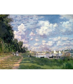 The Marina at Argenteuil - Claude Monet
