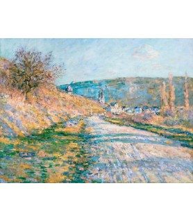 The Road to Vétheuil - Claude Monet
