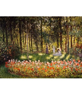 Wooded Scene - Claude Monet