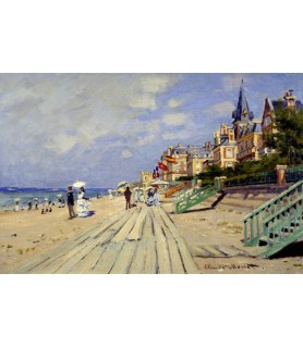 Plage de Trouville - Claude Monet