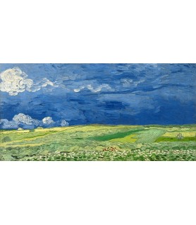 Wheatfield under thunderclouds - Vincent van Gogh