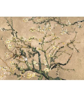 Van Gogh Deco  Mandorlo in fiore (beige variation) - Vincent van Gogh