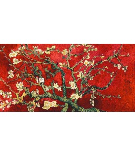 Van Gogh Deco  Mandorlo in fiore (red variation, detail) - Vincent van Gogh