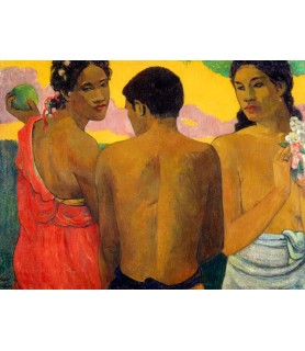 Three Tahitians - Paul Gauguin