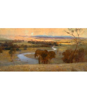 Still glides the stream, and shall for ever glide - Arthur Streeton