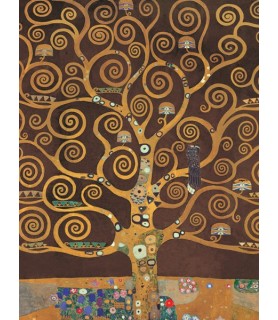 Tree of Life (Brown Variation) (detail) - Gustav Klimt
