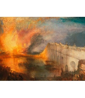 The Burning of the Houses of Lords and Commons - William Turner