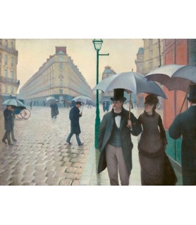 Paris Street, rainy day -...