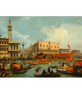 Il ritorno del Bucintoro al molo davanti a Palazzo Ducale - Canaletto