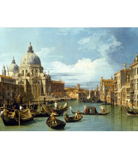 The Entrance to the Grand Canal, Venice - Canaletto