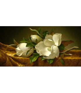 Magnolias on Gold Velvet...