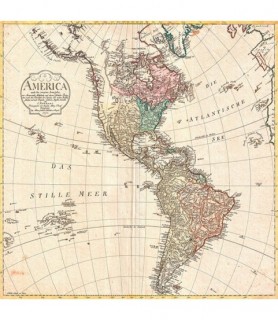 Map of North America and...