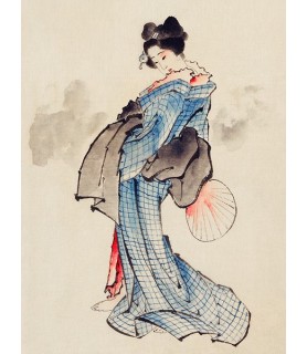 Courtesan - Katsushika Hokusai