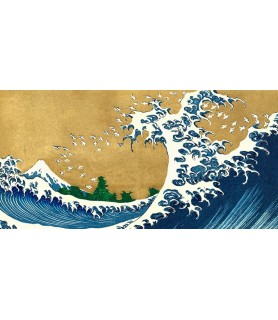 The Big Wave (detail from 100 Views of Mt. Fuji) - Katsushika Hokusai