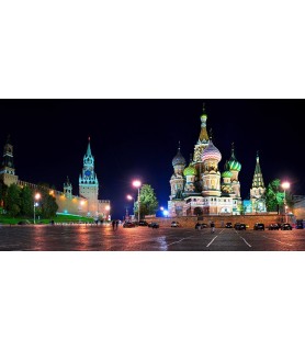 Red Square at night, Moscow...