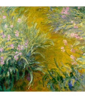 The Path through the Irises - Claude Monet