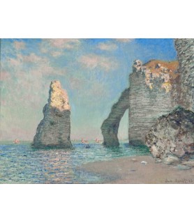 The Cliffs at Etretat - Claude Monet