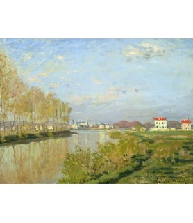 The Seine at Argenteuil - Claude Monet