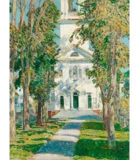 The Church at Gloucester - Frederick Childe Hassam