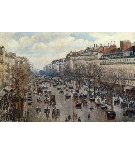 Boulevard Monmartre à Paris...