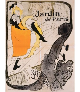 Jane Avril Poster - Henri Toulouse-Lautrec