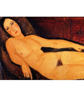Nude on a Divan - Amedeo...