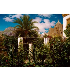 Garden of an Inn, Capri - Frederic Leighton