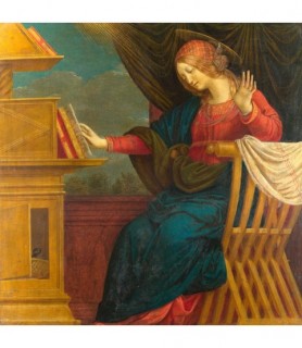 The Annunciation, The Virgin Mary - Gaudenzio Ferrari