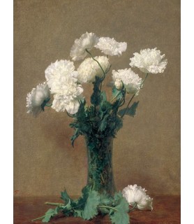 White Poppies - Henri Fantin-Latour